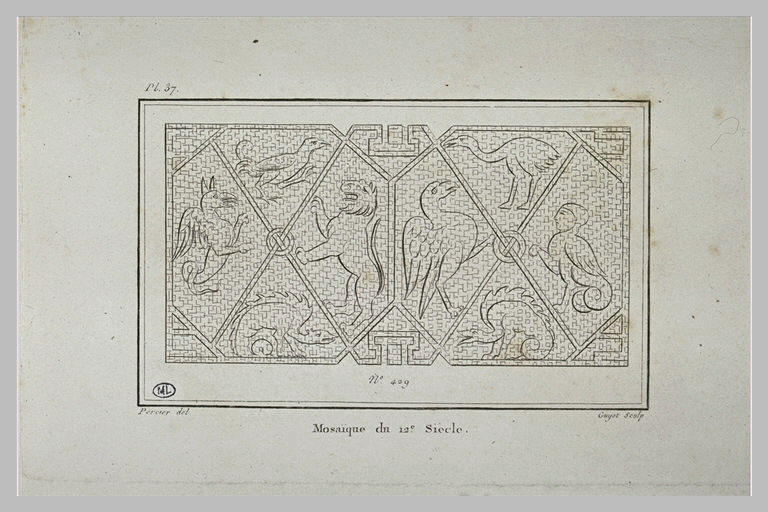 Mosaïque du XIIè siècle