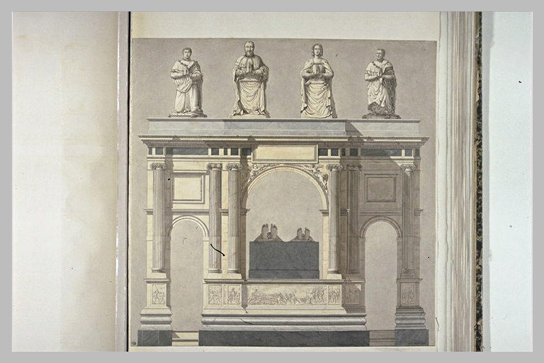 Vue du tombeau de François Ier