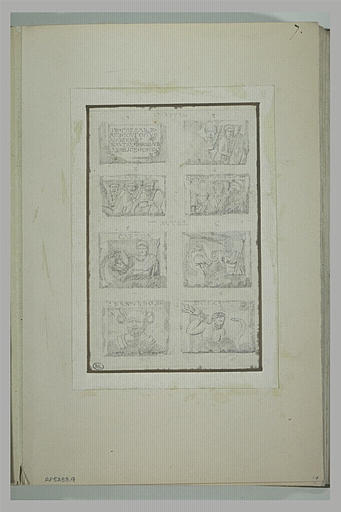 Bas-reliefs antiques provenant d'un autel