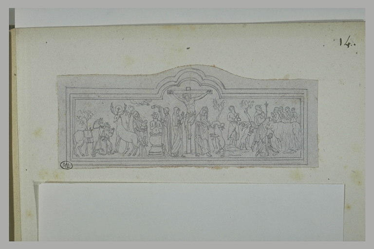 Scènes de la Vie du Christ et calvaire en bas-relief