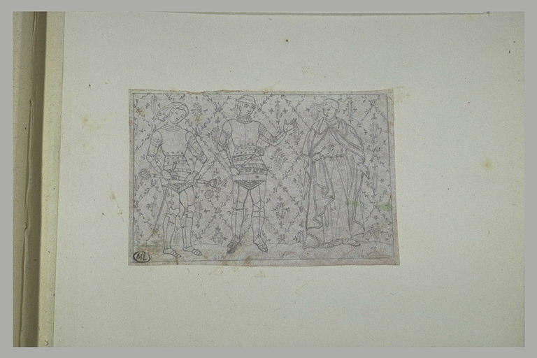 Copie d'enluminure gothique