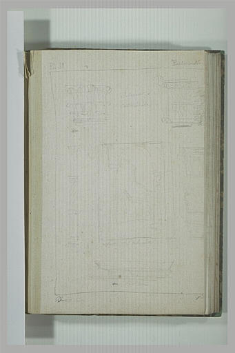 Croquis d'éléments architecturaux