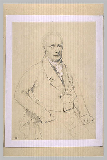 Portrait d'homme assis