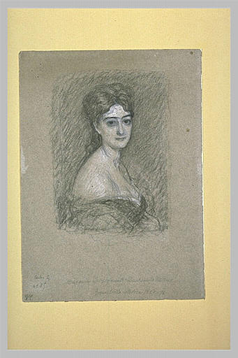 Etude pour le portrait de la duchesse d'Ossuna