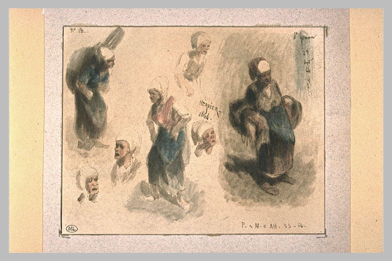 Etudes de paysannes