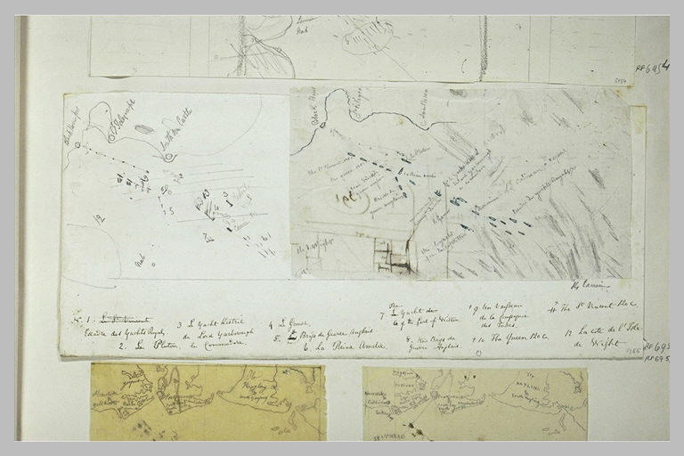 Marche de l'escadre en rade de Portsmouth