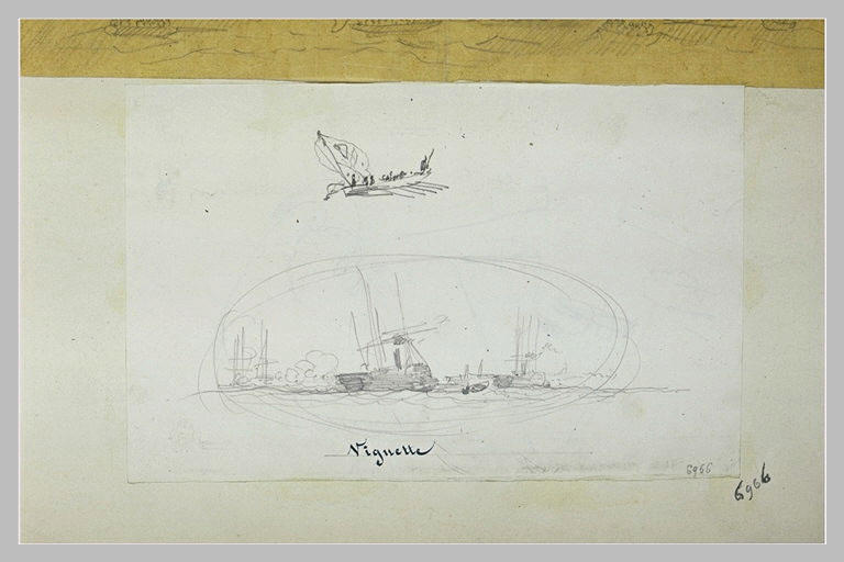 Vignette avec représentation du Gomer