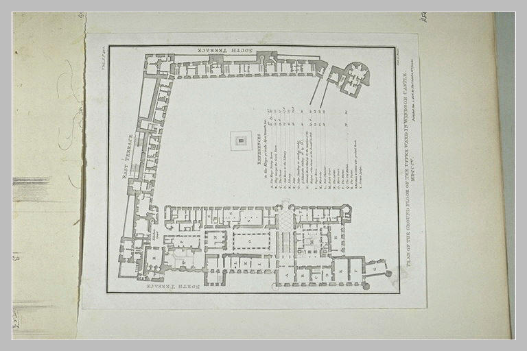 Plan du premier étage du château de Windsor