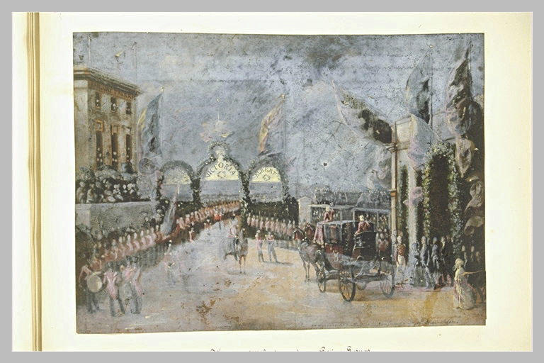 Honneurs militaires rendus au roi à Gosport