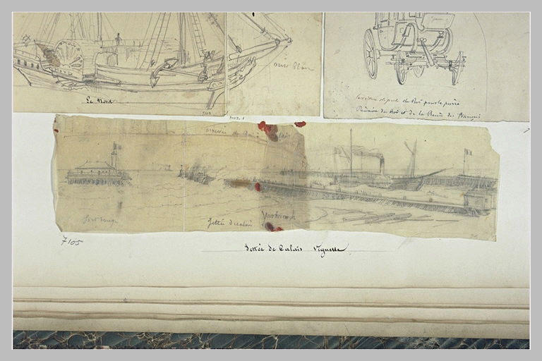 Arrivée roi à Calais