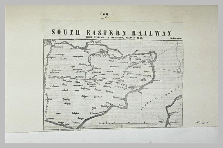 Carte : itinéraire du voyage du roi vers Londres