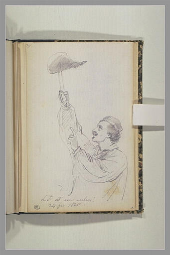 Homme du peuple, pendant la révolution de 1848, à Paris