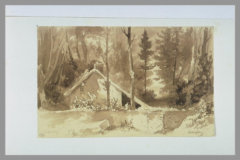 Une maison rustique dans un parc, à Chatenay