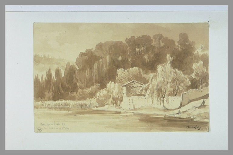 L'étang et le parc du Plessis