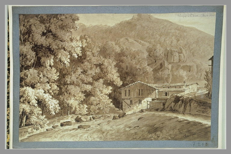 Fabriques dans une vallée, à Thiers