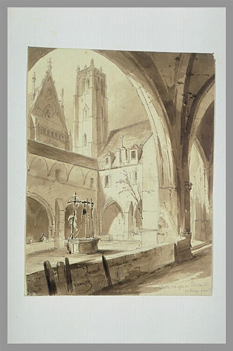 Cloître de l'église de Brou