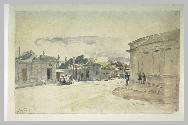 La barrière de Monceau à Paris