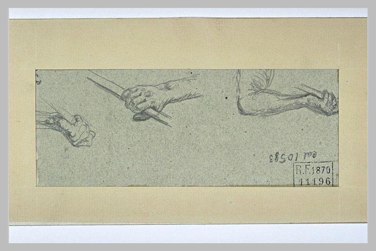 Etudes de bras et de mains