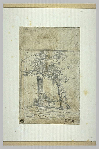Etude pour l'Homme à la brouette (1852)