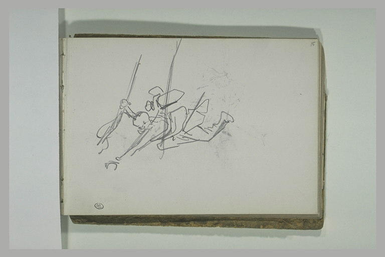 Un soldat tombé à terre