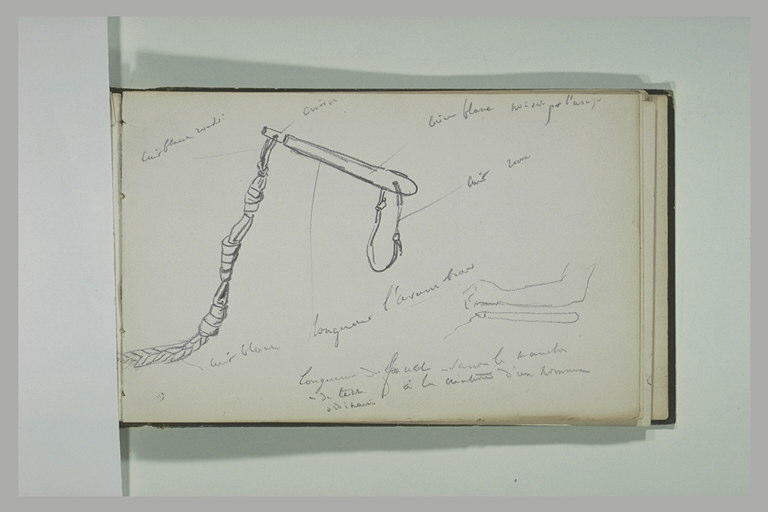 Fouet ; bras et bâton