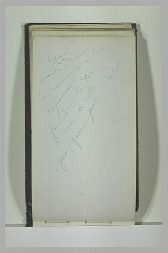 Notes manuscrites