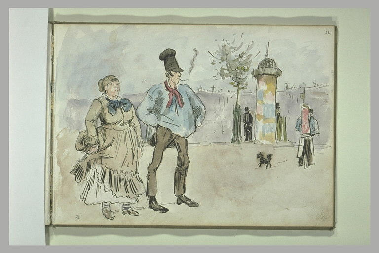 Scène parisienne