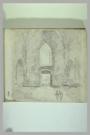 Intérieur d'une église ogivale