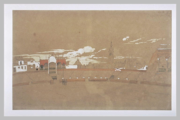 Vue des arènes de Séville