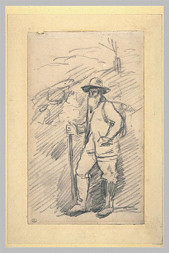 Camille Pissarro allant au motif