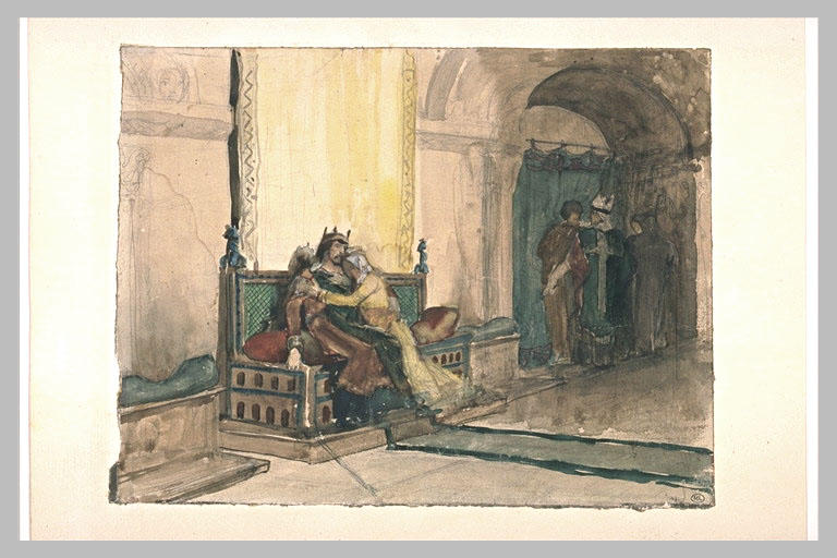 Etude pour l'Excommunication de Robert le Pieux