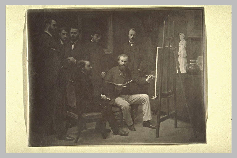 Photographie du tableau l'Atelier des Batignolles