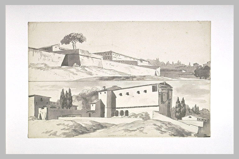 Bâtiments sur le Monte Cavallo