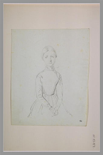 Jeune fille, de face