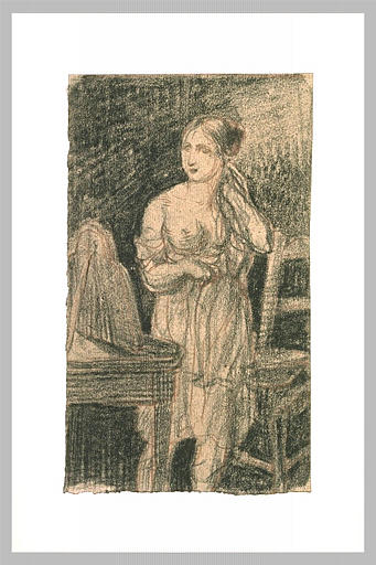 Femme à sa toilette