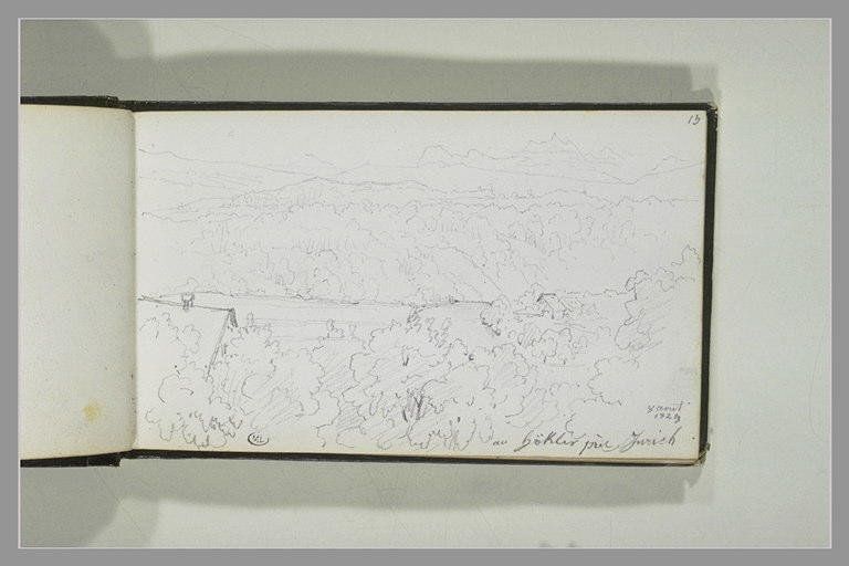 Paysage : au Hökler près Zürich