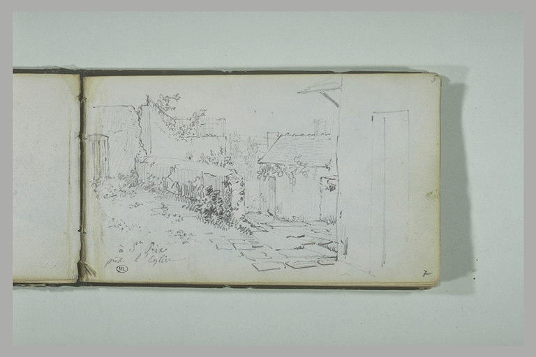 Maisons à Saint-Prix près de l'église