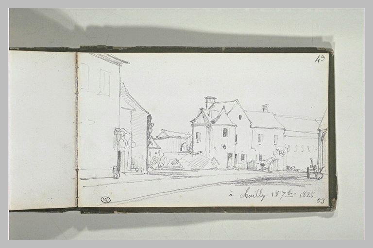 Rue de village, à Chailly