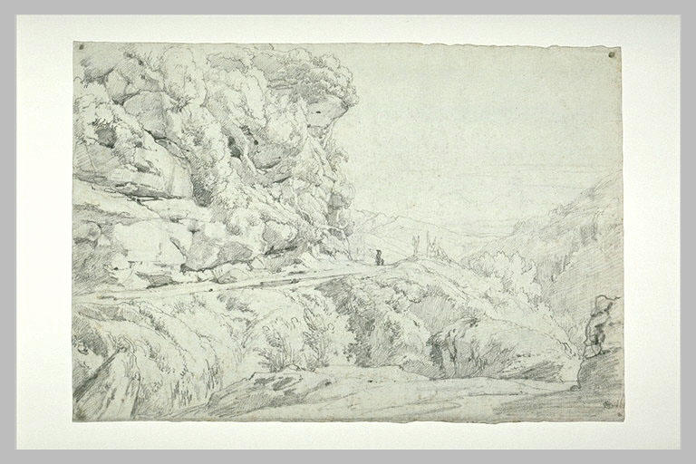 Route dans un paysage accidenté