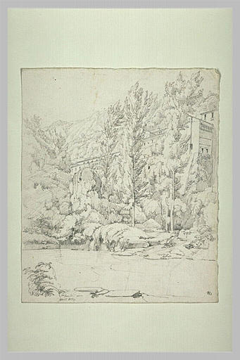 Rivière, et montagne