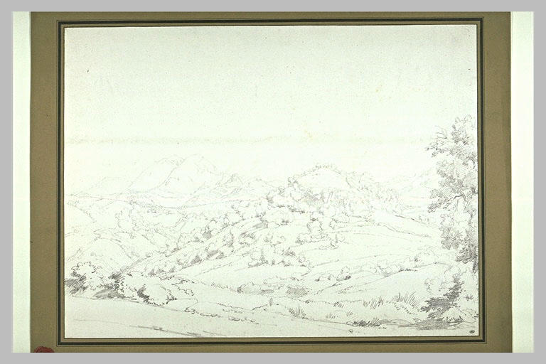 Paysage de petites montagnes