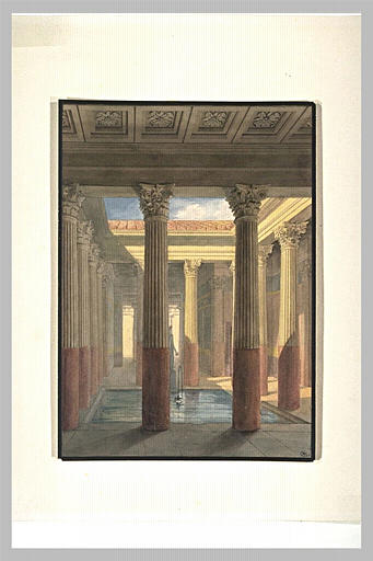 Atrium d'une maison pompéienne reconstituée