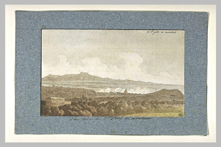 Vue de la campagne romaine