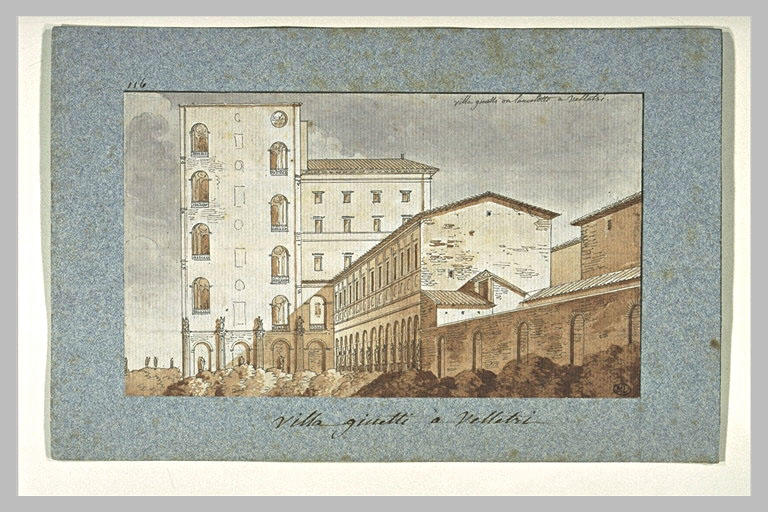 Vue de la Villa Ginetti à Velletri