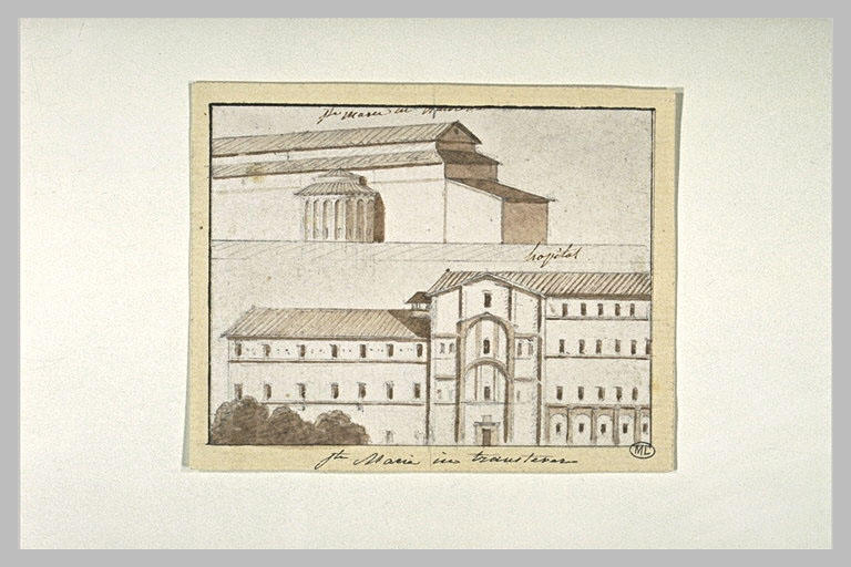 Eglise et grand bâtiment