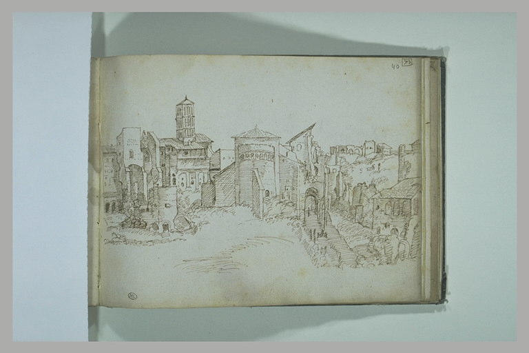 Ensemble de constructions en ruines