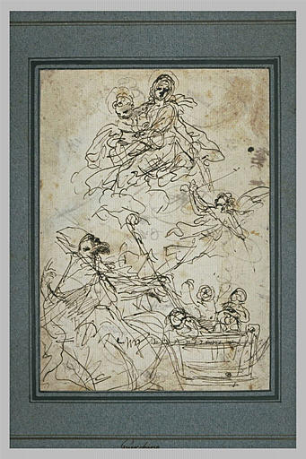 La Vierge à l'Enfant apparait à saint Nicolas de Bari