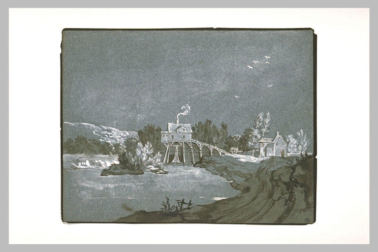 Moulin au bord d'une rivière