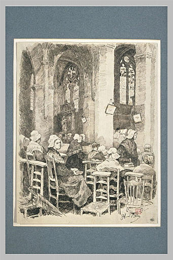 Intérieur d'une église
