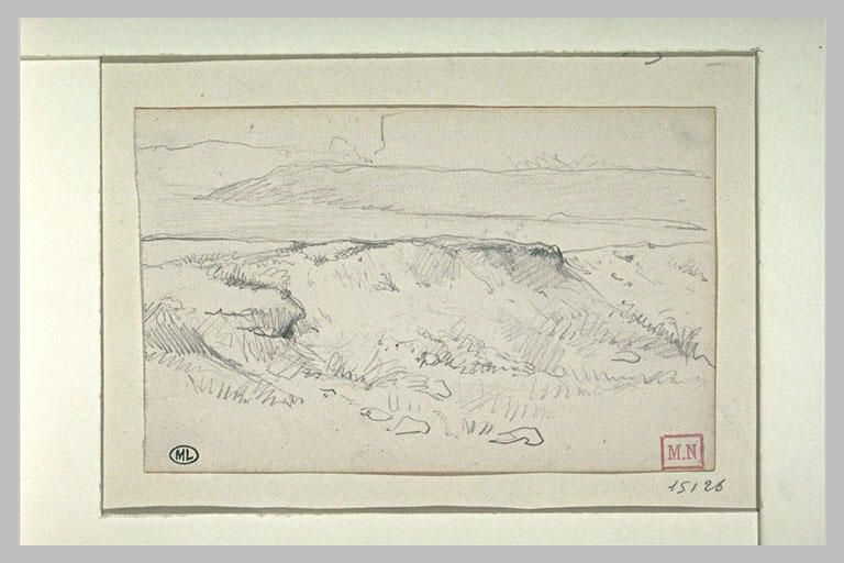 Etang aux rives escarpées